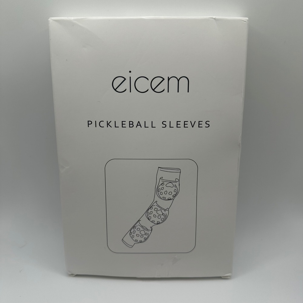 Eicem 2 Pack Pickleball Sleeves 1 Pink & 1 Blue Pair Athletic Cooling Size M NIB